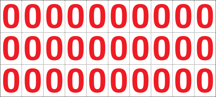 [912O] 912O - Foglio n.30 etichette adesive B/R lettera O