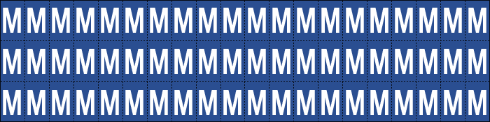 [920M] 920M - Foglio n.60 etichette adesive B/B lettera M