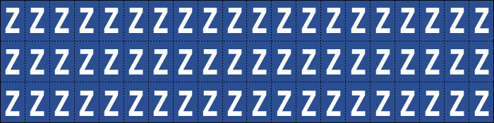 [920Z] 920Z - Foglio n.60 etichette adesive B/B lettera Z