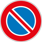 [9635D] 9635D - Etichetta adesiva Divieto di sosta