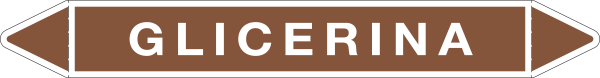 [99C360A] 99C360A - foglio da 5 etichette autoadesive con frecce e simboli per GLICERINA