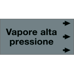 [99C560NED] 99C560NED - Etichetta fondo grigio "VAPORE ALTA PRESSIONE"destra