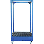 [AMS135] AMS135 - contenitore porta Big Bag con vasca e con ruote