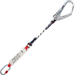 [ANC5030106] ANC5030106 - cordino con assorbitore di energia con moschettoni lungh.190 cm.