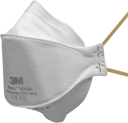 [AP9320] AP9320 - Respiratore 3M 9320+pieghevole FFP2 per polveri