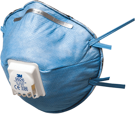 [AP9926] AP9926 - Respiratore 3M 9926 FFP2 anidride solforosa c valvola