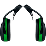 [APEK205] APEK205 - cuffie antirumore colore VERDE per elmetti Kask SNR:25