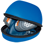 [APSM001] APSM001 - custodia con cerniera e passante cintura per maschere APS501 e APS502