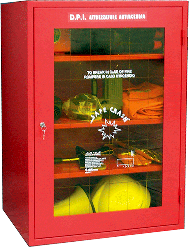 [ARA1006] ARA1006 - Armadio a parete 1 anta finestrata h 100 ripiani n. 3