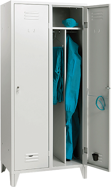 [ARB7172] ARB7172 - armadio con tramezze per spogliatoi a 2 ante