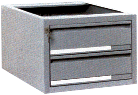 [ARBC62] ARBC62 - cassetiera pensile con 2 cassetti per tavoli da lavoro