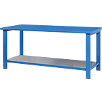 [ARBT22] ARBT22 - tavolo da lavoro senza bordo di contenimento sui 3 lati cm 150x88 h.