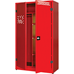 [ARR1852] ARR1852 - Armadio verniciato 2 ante cieche 3 ripiani appendiabiti h. 1850 mm