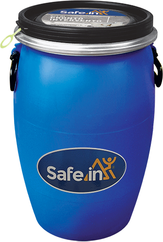 [ASB030] ASB030 - kit per assorbimento OLI SAFE IN in bidone ADR assorbenza minimo 39 lt