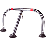 [ASR580] ASR580 - Archetto antisosta ribaltabile con serratura cm 94x46h diam. mm 50