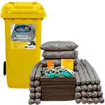 [ASUK120] ASUK120 - kit serie UNIVERSALE SAFE IN col.GRIGIO in bidone carrellato da 120 lt