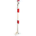 [ASV600] ASV600 - colonnina antisosta in alluminio chiave 9 mm dim. 600x300x940 mm