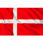 [BAPES150DK] BAPES150DK - bandiera DANIMARCA con lavorazione mm 1000x1500