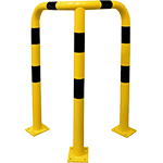 [BARV1266] BARV1266 - barriera angolare giallo/nero mm 1200