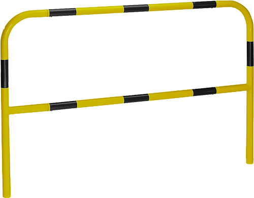 [BARV702NY] BARV702NY - barriera giallo/nera modello da interrare