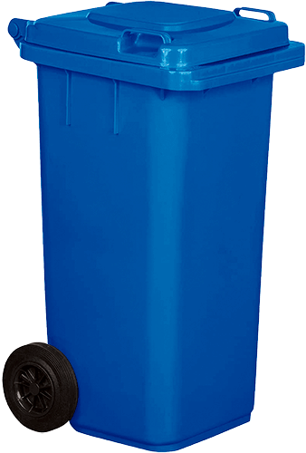 [BIC0120B] BIC0120B - Cassonetto mobile portarifiuti da litri 120 BLU