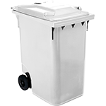 [BIC0360W] BIC0360W - Cassonetto mobile portarifiuti da litri 360 BIANCO