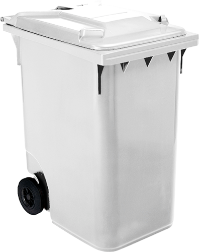 [BIC0360W] BIC0360W - Cassonetto mobile portarifiuti da litri 360 BIANCO