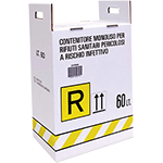 [BON269] BON269 - cont.cartone c/sacco x rifiuti sanitari pericolosi mm 368x268x533