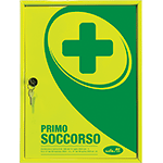 [BRA201F] BRA201F - armadietto in metallo FLUO contenuto Allegato 2 D.M.388