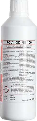 [BRC129] BRC129 - flacone da 500 ml. di disinfettante Iodopovidone al 10 % di iodio