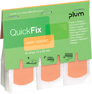 [BRC132] BRC132 - ricarica da 45 cerotti in tessuto cm 7 x 2 Water Resistant