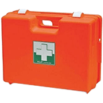 [BRV102] BRV102 - valigetta in ABS color arancio contenuto All.1 Maggiorato D.M. 388