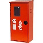 [CEN678] CEN678 - Cassetta portaestintori TEXAS acciaio verniciato x estintori CO2 5 kg.