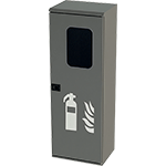 [CENX61] CENX61 - cassetta portaestintori UTAH in acciaio inox per estintori da kg.6