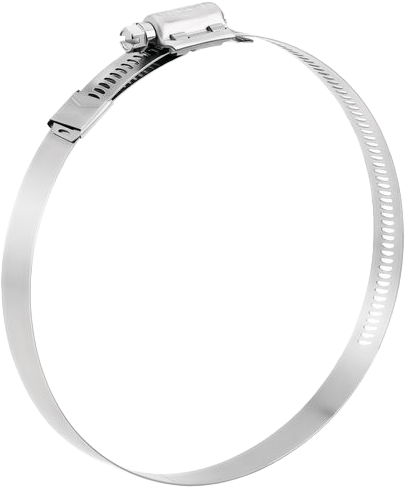 [CLFC48] CLFC48 - Fascetta per fissaggio cestini ai pali con diametro 48mm e h 12mm