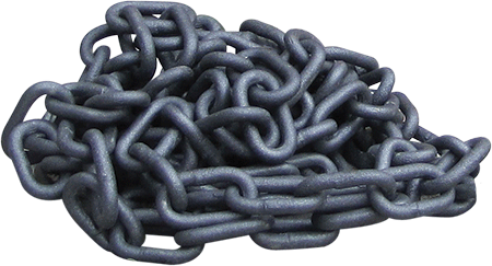 [CMA355] CMA355 - Catena acciaio zincato e verniciata antracite