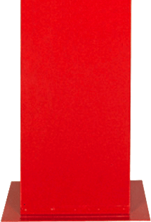 [CMN824] CMN824 - piantana per cassetta UTAH h. 800 mm.