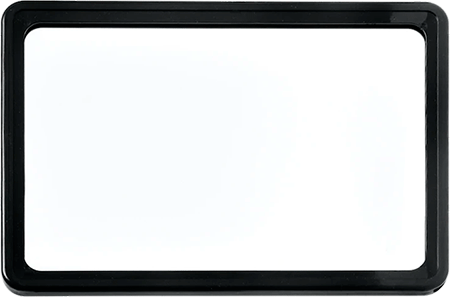 [CNC5033] CNC5033 - Cornice portacartello polietilene nera