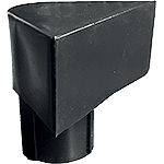 [CNV4S] CNV4S - supporto nero per portacartello con biadesivo