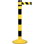 [CNV80NJ] CNV80NJ - Colonnina tendinastro giallo/nera nastro mm 210 x 50 h giallo/nero