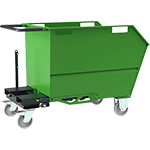 [COM116G] COM116G - benna porta rottami 500 lt (smontata)