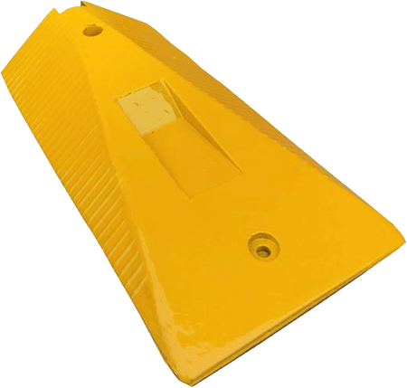 [COT100F] COT100F - cordolo delimit.omologato gomma gialla terminale femmina per COT100