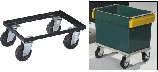 [CPLC279] CPLC279 - carrello 4 ruote per contenitori multiuso 800x400