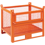 [CPLS50A] CPLS50A - Contenitore in rete con slitta e porta portata 1000kg