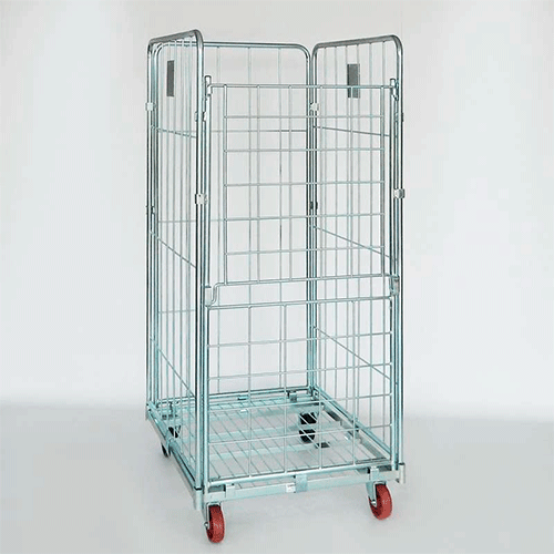 [CPLS60] CPLS60 - Contenitore standard in rete con ruote portata 31,5kg