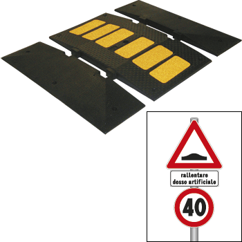 [DAT540F] DAT540F - elemento terminale femmina per cordolo h. 5 cm cod. DAT540