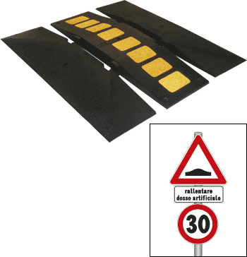 [DAT730] DAT730 - rallentatore velocita' h.7 cm. dim.34x120x7 cm per limite 30km/h