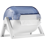 [DCC0636] DCC0636 - portabobine murale bianco con coperchio HACCP