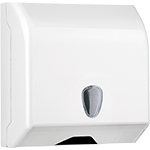 [DCC0695] DCC0695 - Dispenser a parete per carta mani piegata a Z e C colore bianco
