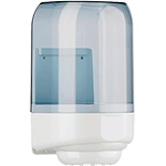 [DCC582] DCC582 - dispenser a sfilamento interno trasparente e bianco capacita'1 rotolo